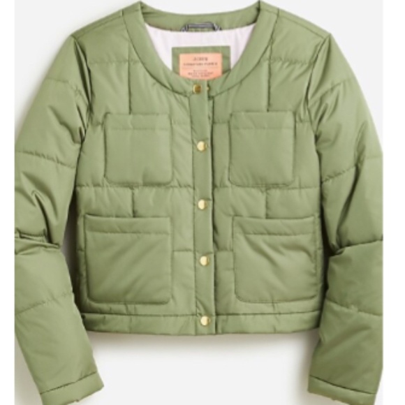 J. Crew Jackets & Blazers - JCrew Quilted Louisa puffer lady jacket
